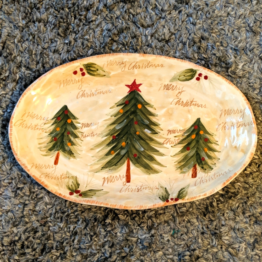 Christmas serving plate - Picture 1 of 4